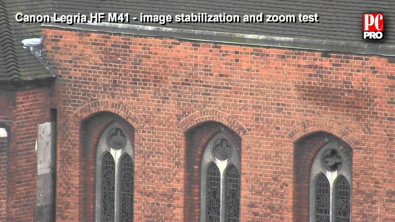 Canon Legria HFM41 - zoom and stabilization demo