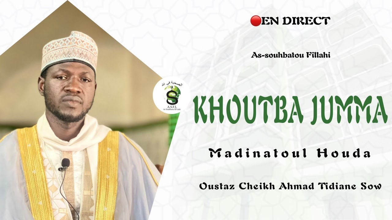 🚨En Direct: Khoutba Jumma Du Vendredi 16 janvier 2026 Oustaz Cheikh AhmadTidiane Sow