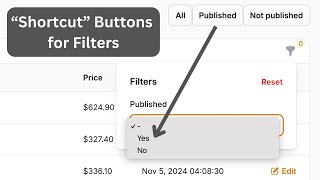 Filament Table Filters as "Shortcut" Buttons on Top