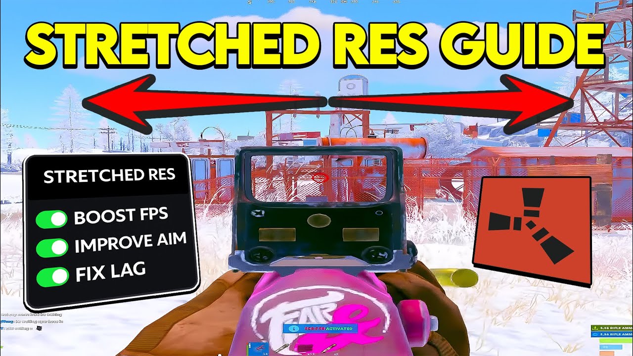 Rust Stretched Resolution 2025 (NVIDIA, AMD, PVP, Gameplay, Settings ...