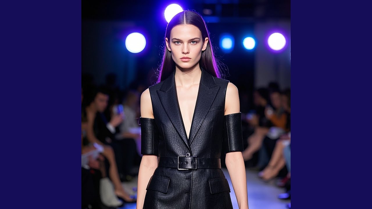 Fashion Week Runway Model Moment