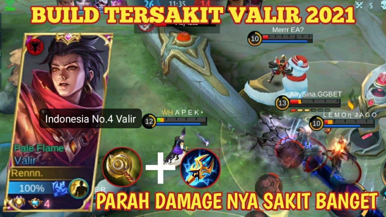 BUILD TERSAKIT VALIR 2021 | NEW BUILD VALIR LOLIPOP + LIGHTNING | BEST BUILD VALIR