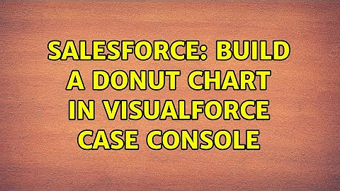 Salesforce: Build a donut Chart in visualforce Case Console (2 Solutions!!)