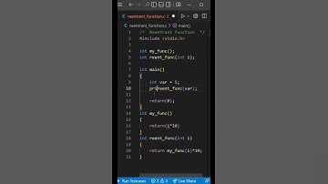 Reentrant Function in C