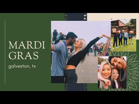 Mardi Gras 2020 in GALVESTON, TX 🥳
