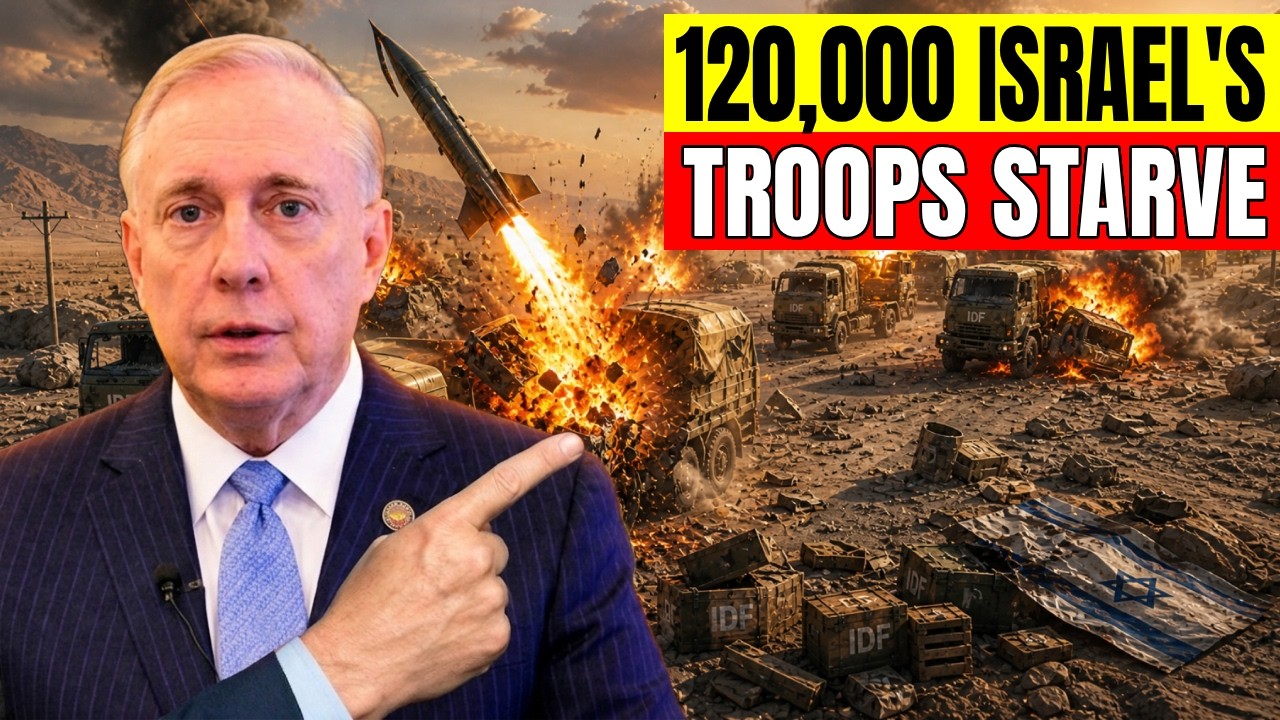 Douglas Macgregor:Iran CUTS 90% of IDF Supply Routes, 120,000 Troops STARVE, Israel's Army COLLAPSES