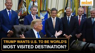 Trump Targets No. 1 Spot In Global Tourism | US Hails ‘Record-Setting’ Summer | Watch
