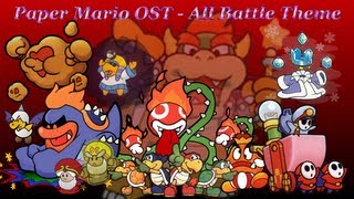 Paper Mario (N64) OST - All Battle Themes
Todas las Battle Themes incluidas en este juego recopiladas en un video de 18 minutos.
Plataforma: N64, Wii(Virtual Console)
Compositor: Yuka Tsujiyoko, Taishi Senda, y Koji Kondo.
Las Tracks incluidas en esta compilación son:
First Strike! - Battle Theme.
Jr.Troopa - Battle Theme.
Hey You! Mini-Boss Battle Theme.
Gombas King - Battle Theme.
Fake Bowser - Battle Theme.
Koppa Bros - Battle Theme.
Tutankoopa - Battle Theme.
Tubba Blubbla - Battle Theme.
General Guy - Battle Theme.
The Master - Battle Theme.
Lava Piranha - Battle Theme. Phase 1
Lava Piranha - Battle Theme. Phase 2
Huff N. Puff - Battle Theme.
Crystal King - Battle Theme.
Bowsers Rage Final Battle (Phase 1)
King of the Koopas Final Battle (Phase 2)
ArtWork diseñada por nosotros.
Video creado para compartir el OST de Paper Mario (N64) todos los derechos de autoria a su respectivo autor
All rights reserved by Nintendo.
Todos los derechos reserbados por Nintendo.
No olvides visitar nuestras redes sociales:
Web: http://dbaruch97.hol.es/
FaceBook: http://www.facebook.com/DBaruch97web
Twitter: https://twitter.com/DBaruch97 Paper Mario (N64) OST - All Battle Themes