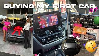 Full BUYING MY FIRST CAR AT 21!!!!🫧💕 (2023 Toyota Corolla) | gabrielle joi🎀 News
