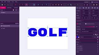 How to create custom masks using text and images in Gravit Designer (Corel Vector)