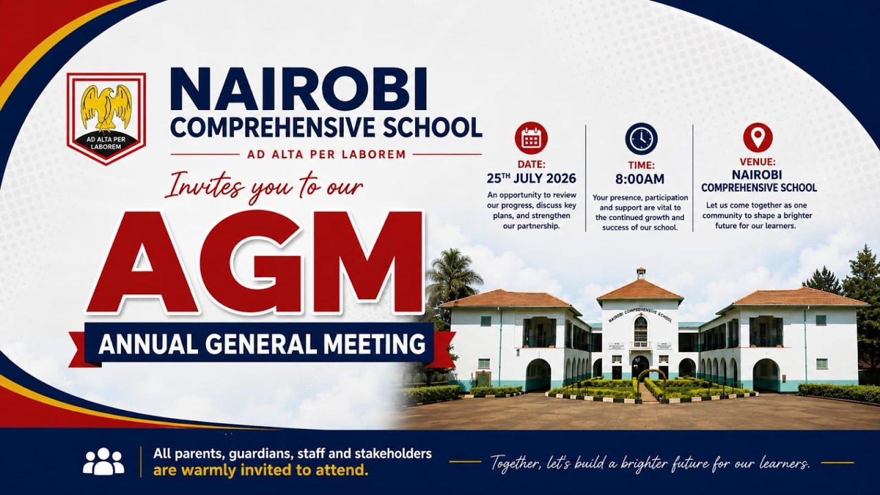 🔴 LIVE | Nairobi Comprehensive School Annual General Meeting (AGM) 2026 | 25 July 2026