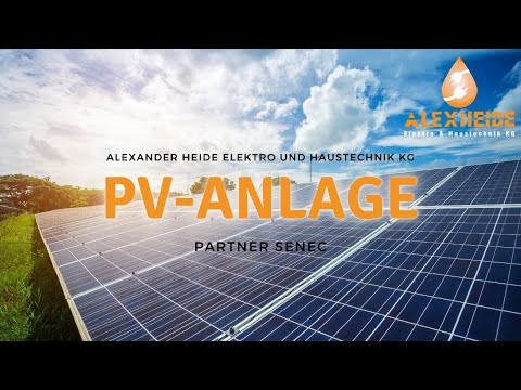 PV-Anlage - SENEC | Alexander Heide Elektro und Haustechnik KG