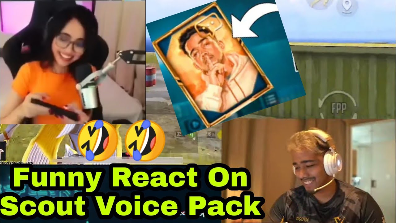 Kaash Funny 🤣 React On Scout Voice Pack 🥰 | Scout Voice Pack - YouTube
