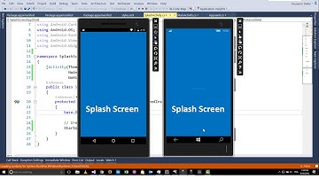 Xamarin Forms with Visual Studio Part 34 [SplashScreen]