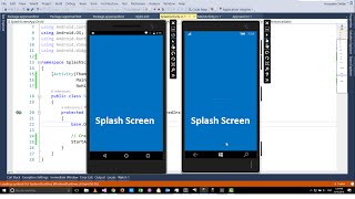 Xamarin Forms with Visual Studio Part 34 [SplashScreen]