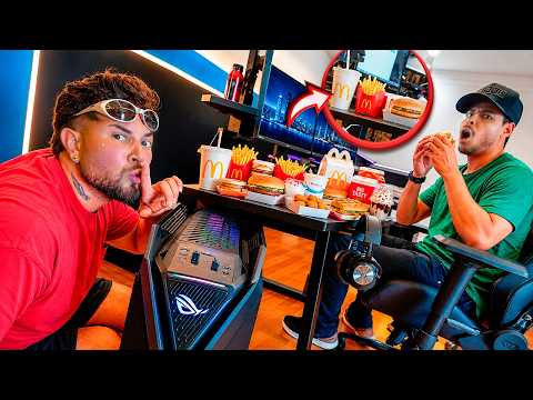 Comprei McDonald’s pro Renato sair da dieta e perder o desafio !! 🍔🍟