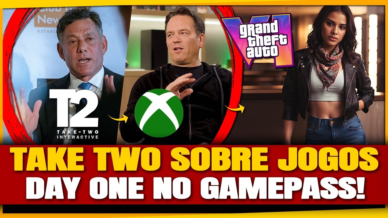 TAKE TWO fala sobre a IDEIA do GTA 6 no DAY ONE do GAMEPASS e Mais