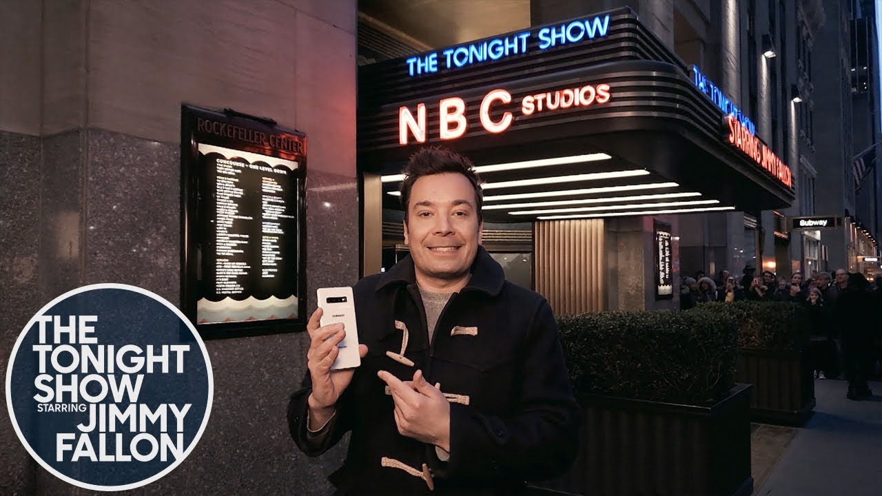 Jimmy Kicks Off a Tonight Show Episode Filmed Entirely on the Samsung ...