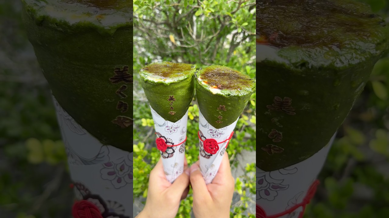 超濃厚な抹茶ブリュレクレープ