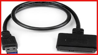 StarTech com SATA to USB Cable   USB 3 0 to 2 5” SATA III Hard Drive Adapter   External Converter