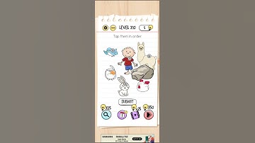 Brain Test: Tricky Puzzles Level 310 Walkthrough Solution By Mobile Gaming Junction