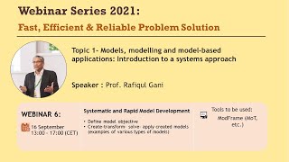 Models, modelling and model-based applications: Introduction to a systems approach