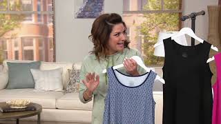 Cuddl Duds Flexwear Asymmetric Dress with Pockets on QVC screenshot 3
