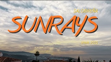 Breathtaking Time Lapse: Sun Rays Breaking Through Clouds Over the Mediterranean