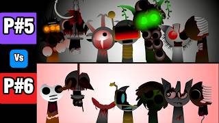 Sprunki Phase P#5 Vs P#6  | Simon, Clukr, Fun bot #incredibox #sprunki #sprunkiincredibox