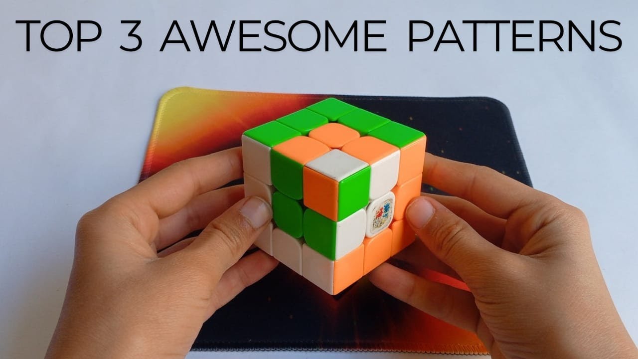 Top 3 Rubix Cube pattern - YouTube