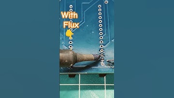 Soldering With Flux VS No Flux #soldering