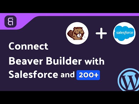 Integrating Beaver Builder Form with Salesforce | Step-by-Step Tutorial | Bit Integrations