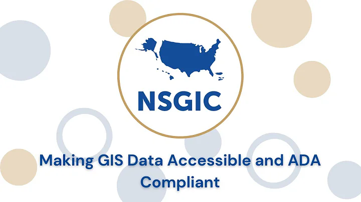 Making GIS Data Accessible and ADA Compliant | October 8, 2025