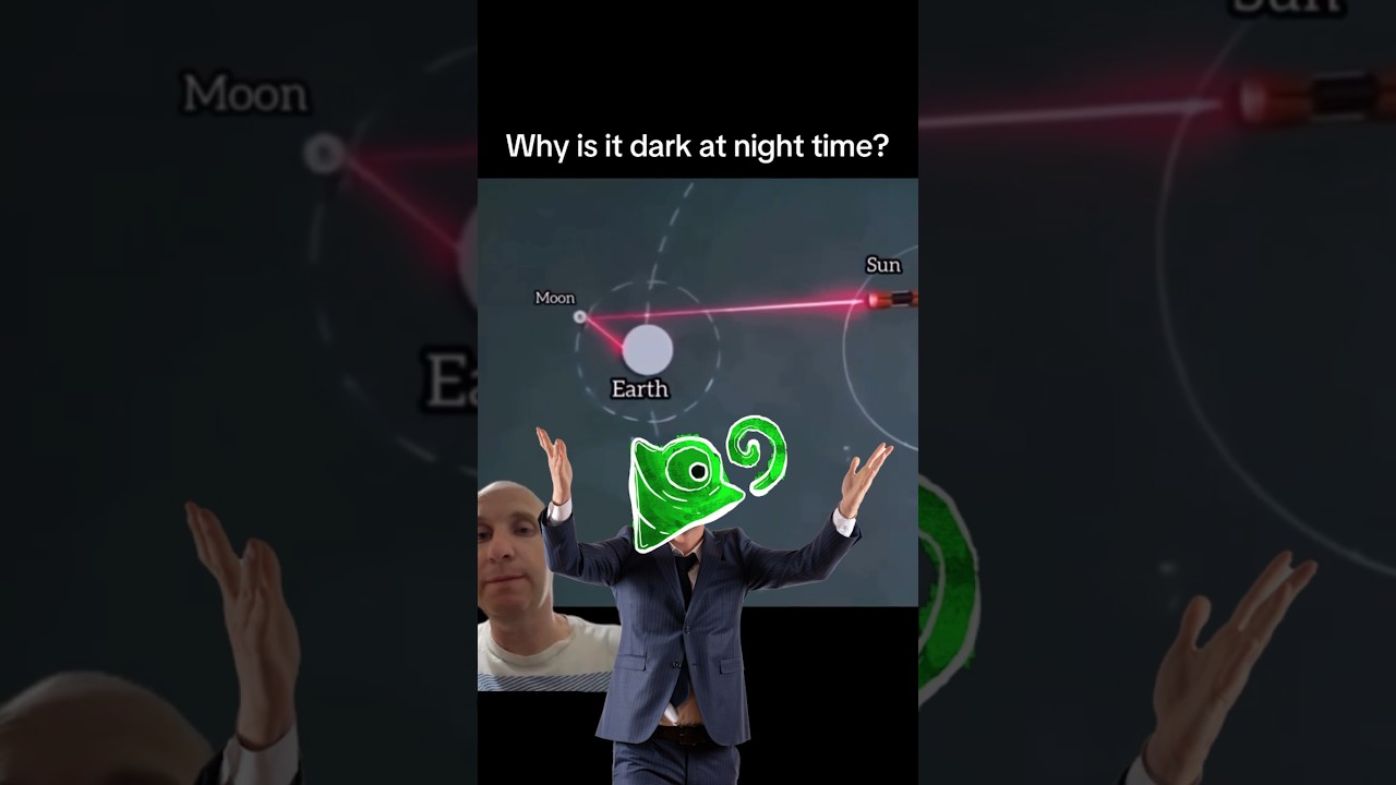 why is it dark at night 