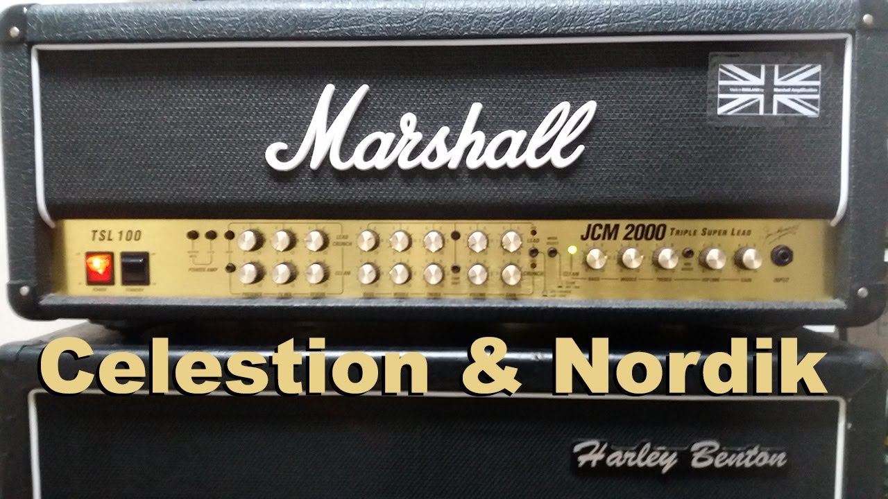Marshall JCM2000 TSL100 - Review (Celestion & Nordik) - YouTube