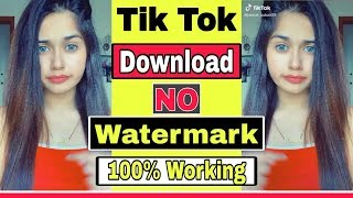 Tik Tok Video Ka Watermark Kaise Hataye | TikTok Video Watermark Remover | By Technical Shailendra