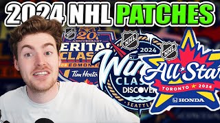 Reviewing The 2024 NHL Heritage Classic, Winter Classic, And All Star Patches!!!