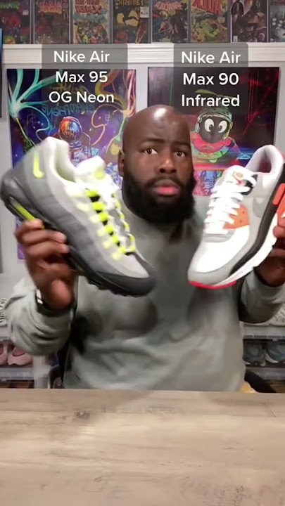 Sneaker Battle Nike Air Max 95 OG Neon VS @nike AirMax 90 Infrared #nike #airmax #shorts #airmaxday