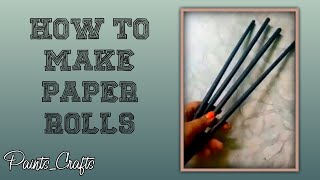 How to make Paper Roll Tubes/Sticks || Easy DIY Paper Roll Tubes/Sticks || Paints_Crafts screenshot 5