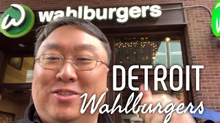 Wahlburgers Burger Restaurant in Greektown, Detroit, Michigan