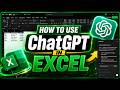 How to Use ChatGPT AI in Excel Tutorial | Latest Official Way
