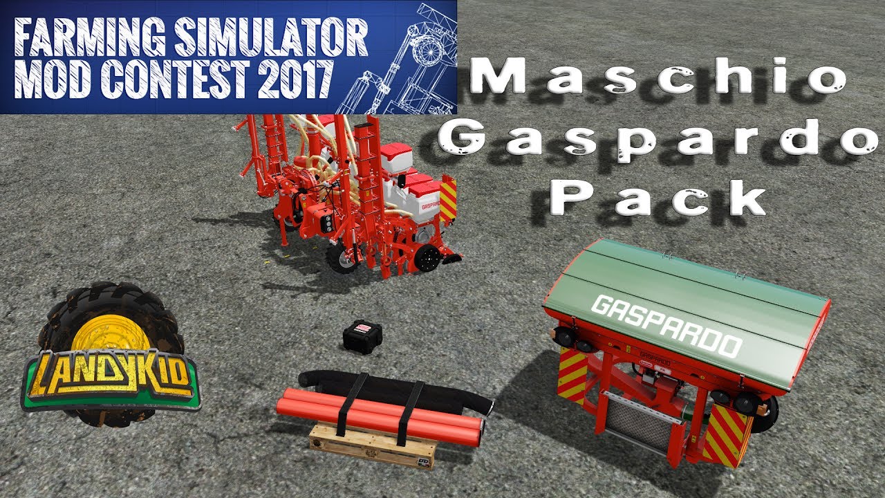 Farming Simulator 2017 Mod Contest | Maschio Gaspardo Pack