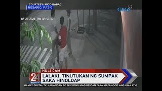 24 Oras Lalaki, Tinutukan Ng Sumpak Saka Hinoldap