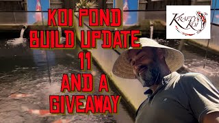 Dream Koi Pond Build pt11 - 1000 Sub giveaway