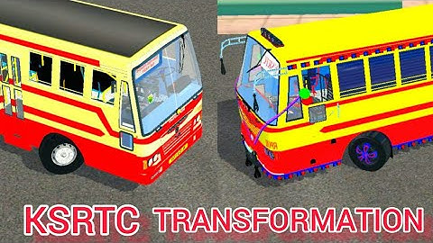KSRTC SUPER FAST BUS TRANSFORMATION VIDEO❤😌|| MODIFIED KSRTC BUS🔥⚡|| KSRTC MODIFIED IN BUSSID💥🐱