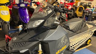 I picked up my first snowmobile! 2009 MXZ Renegade 600 Etec!