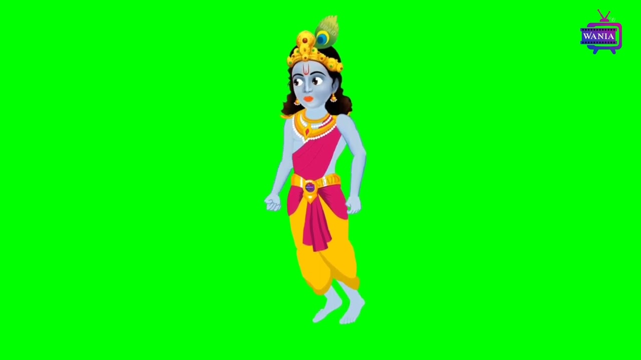 krishna green screen video | krishna animation green screen | free green screen video