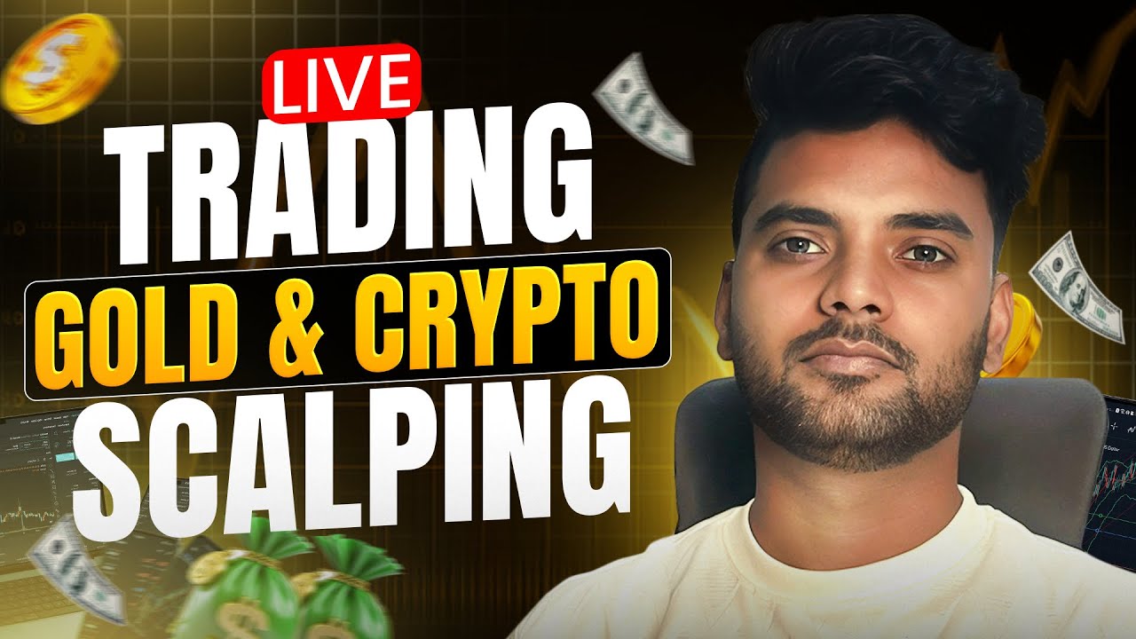 Live GOLD and CRYPTO Scalping Trading | 