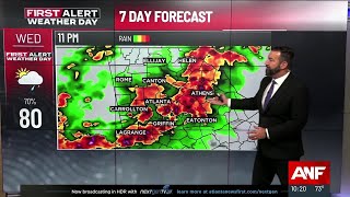 Erste Unwetterwarnung: Morgen sind schwere Unwetter möglich.