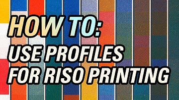 HOW TO: Use Color Profiles for Riso Printing